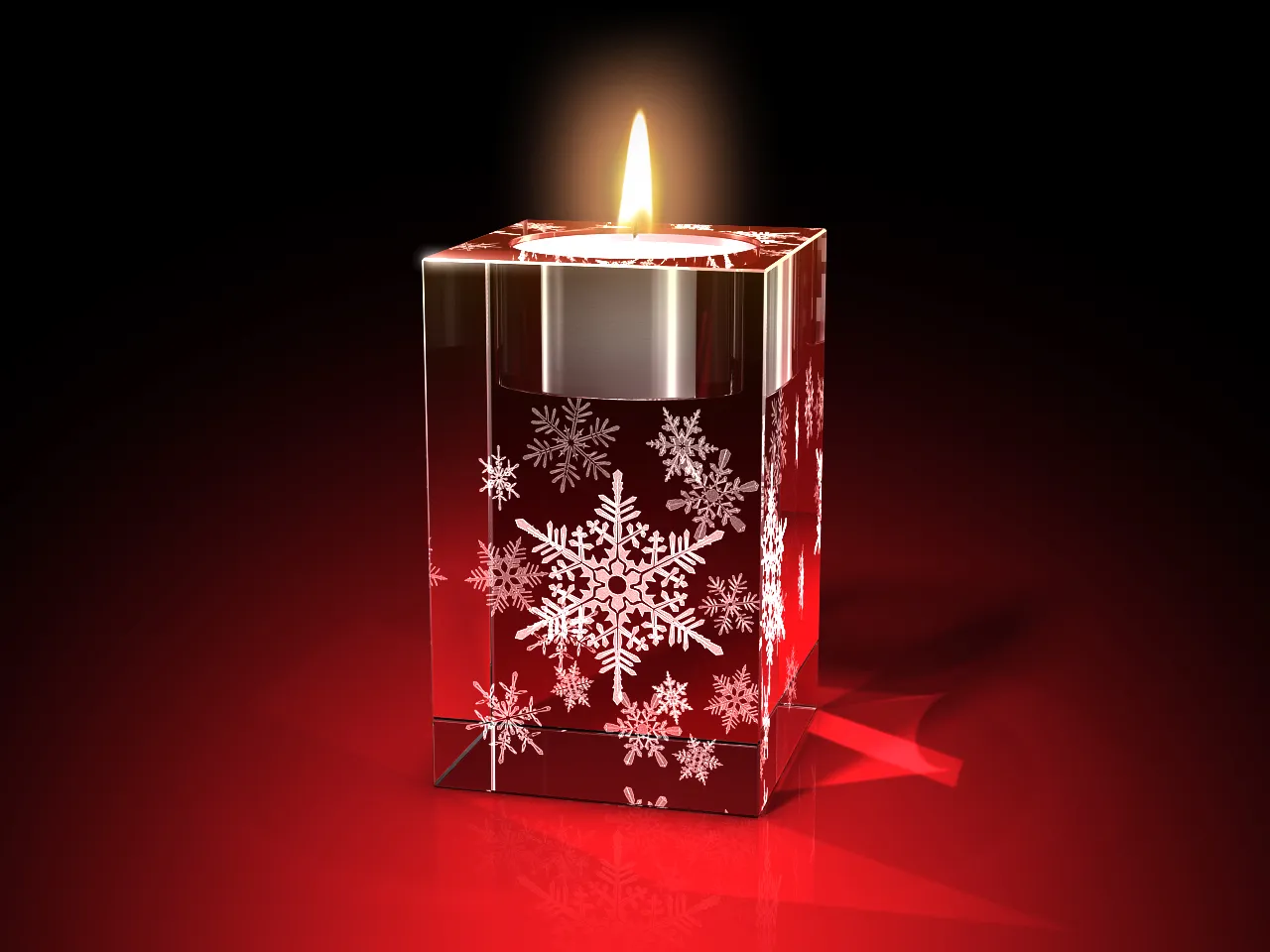 Adventsdekoration mit faszinierenden 3D-Motiven von GLASFOTO.COM
