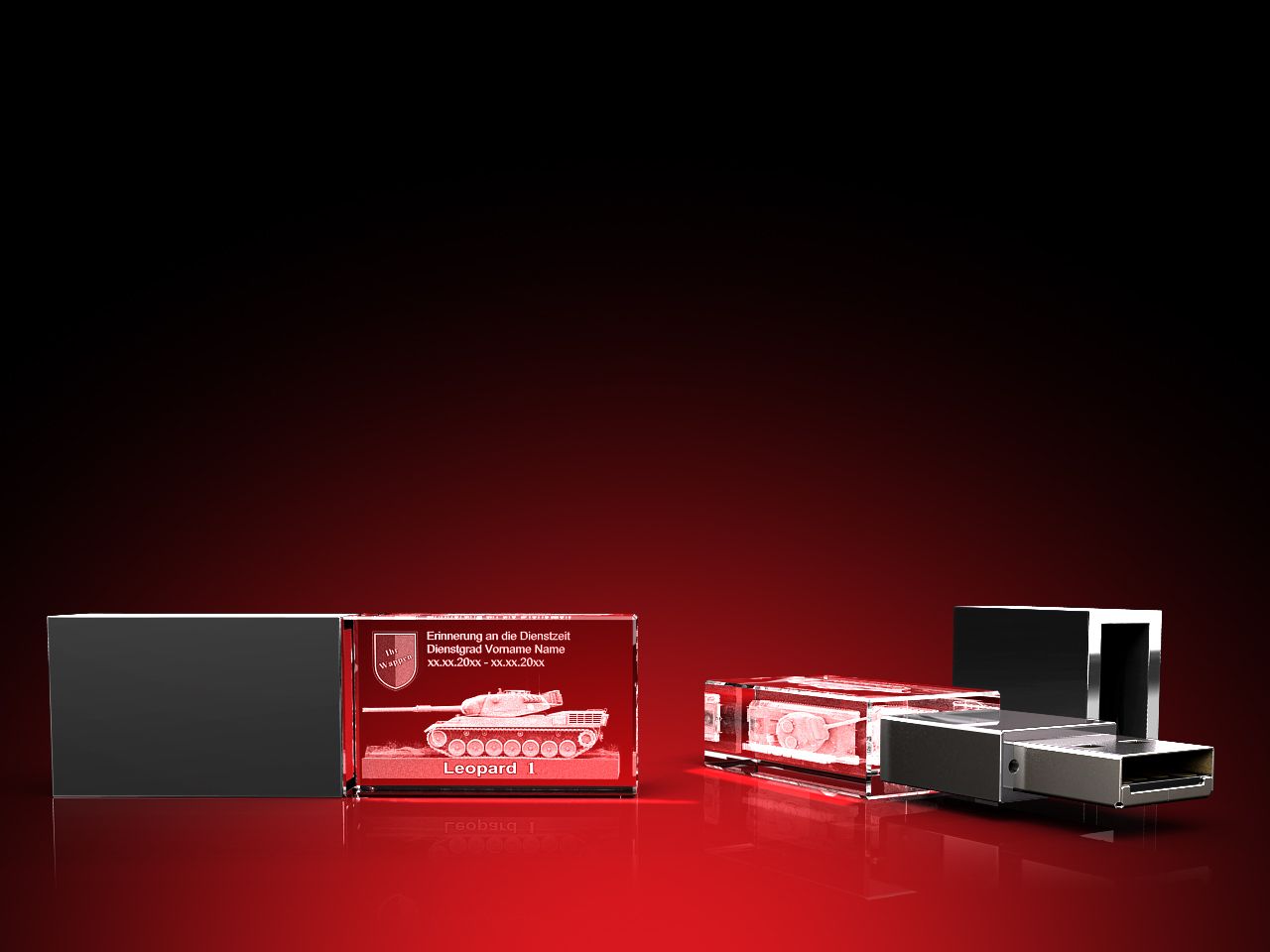Leopard 1 - USB-Stick (30 x 18 x 10) mit Personalisierung möglich