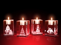 Ein moderner Adventskranz ist ein Blickfang. Stellen Sie einen Kranz aus sechs verschiedenen Motiven zusammen. Nur bei GLASFOTO.COM.