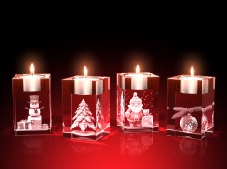 Ein moderner Adventskranz ist ein Blickfang. Stellen Sie einen Kranz aus sechs verschiedenen Motiven zusammen. Nur bei GLASFOTO.COM.