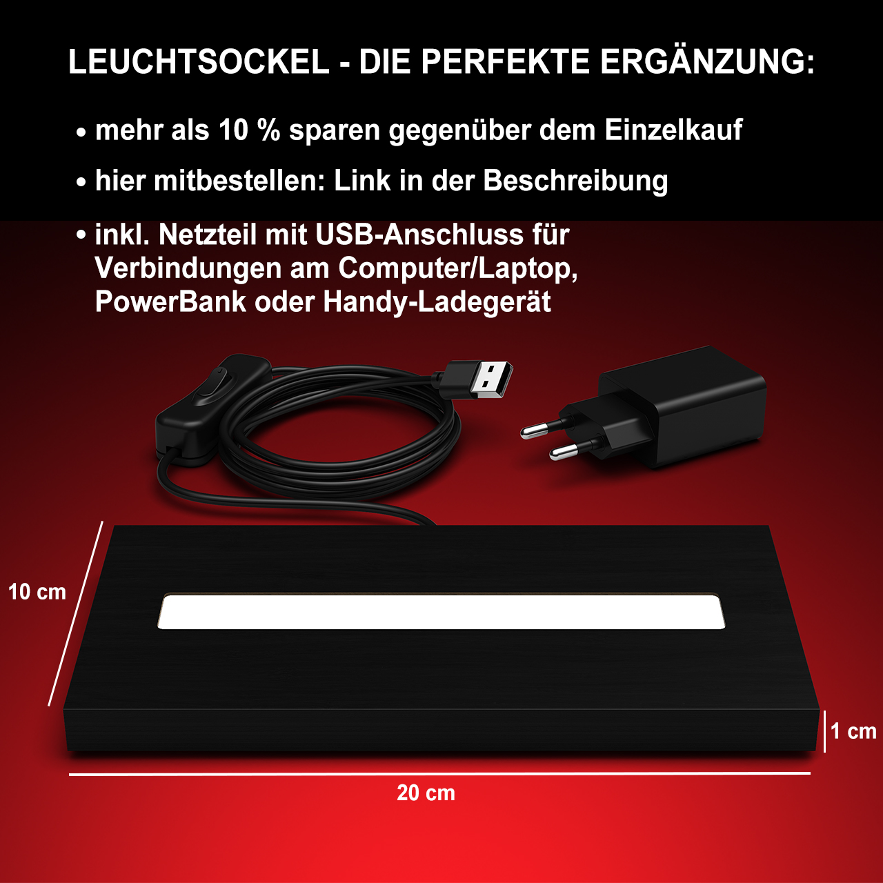 Magent Geschenkbox Glasfoto Kristallglas 