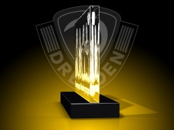 Dynamo Dresden Fanfoto als Glasfoto im Hochformat (10 x 15 cm) – personalisiertes Andenken für echte Fans, edel graviert im Glas