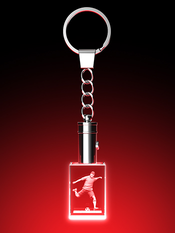 Vereinsgeschenk - Schlüsselanhänger mit LED Leuchte – GLASFOTO.COM