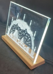 Glasfoto - LED - beleuchtet - 18 x 24 - Familie -  Querformat