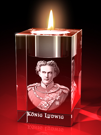Edition 'König Ludwig' : König Ludwig - Teelicht – GLASFOTO.COM