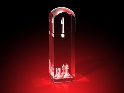 Schach Pokal - Schachbrett - 1. Platz - Quader RD – GLASFOTO.COM