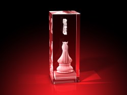 Schach Pokal - Springer - 2. Platz - Quader – GLASFOTO.COM
