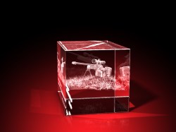 Scharfschützengewehr - Quader (90 x 60 x 60) – GLASFOTO.COM