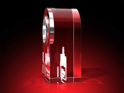 Wartburg - Uhr, Glas rund – GLASFOTO.COM