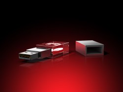 Yin Yang - USB-Stick, LED weiß, 64 GB – GLASFOTO.COM