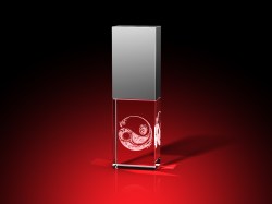 Yin Yang - USB-Stick, LED weiß, 64 GB – GLASFOTO.COM