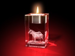 Teelichthalter – 3D Tiere von GLASFOTO.COM