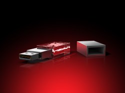 Sternzeichen Fische - USB-Stick, LED weiß, 64 GB (30 x 18 x 10) – GLASFOTO.COM